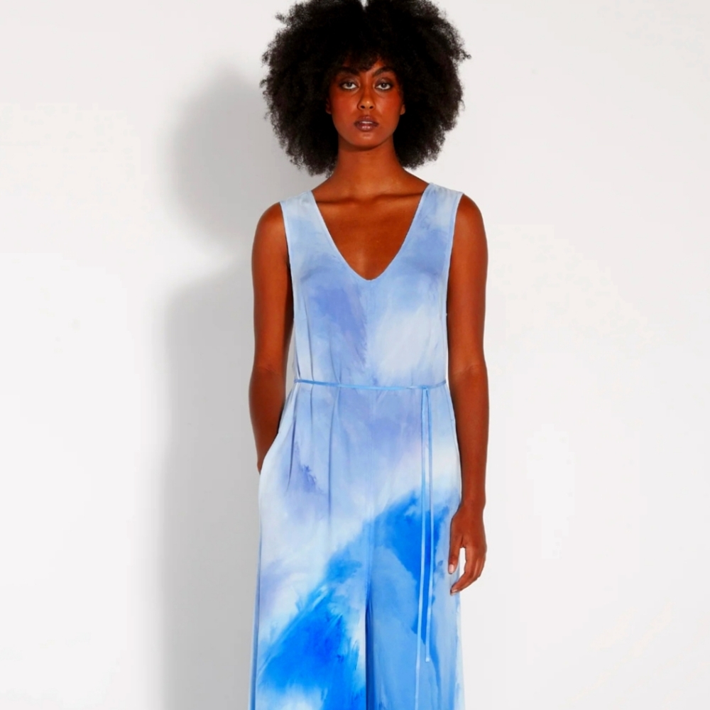 Blue Patchwork Dreaming Jumper